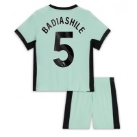 Maglie da calcio Chelsea Benoit Badiashile #5 Terza Maglia Bambino 2023-24 Manica Corta (+ Pantaloni corti)